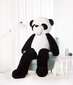 Liela Plīša Panda Pado 200 cm, Pelēka, Mīkstā Rotaļlieta cena un informācija | Mīkstās (plīša) rotaļlietas | 220.lv