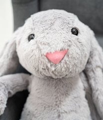 Большой Плюшевый Кролик Bani 50 См, Серый, Мягкая Игрушка цена и информация | Мягкие игрушки | 220.lv