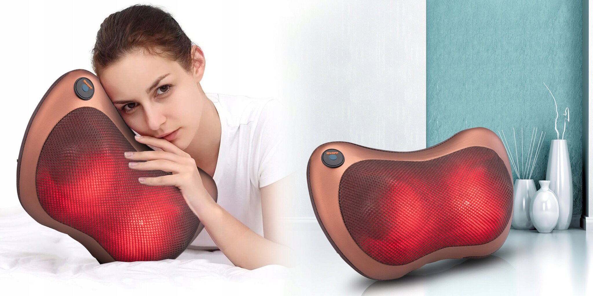 Masāžas spilvens, Shiatsu Massager ULTRAComfy 30W цена и информация | Masāžas ierīces | 220.lv