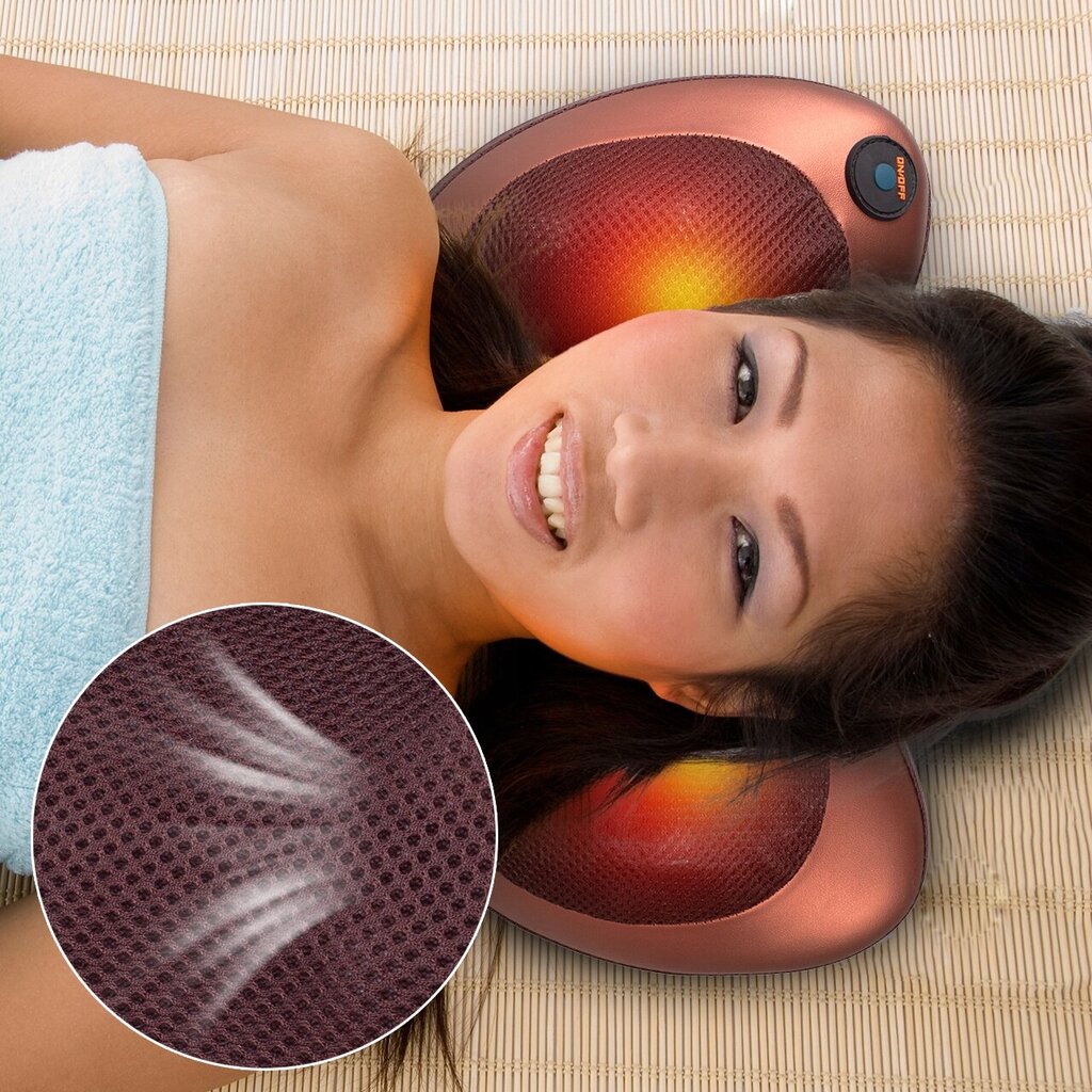 Masāžas spilvens, Shiatsu Massager ULTRAComfy 30W cena un informācija | Masāžas ierīces | 220.lv