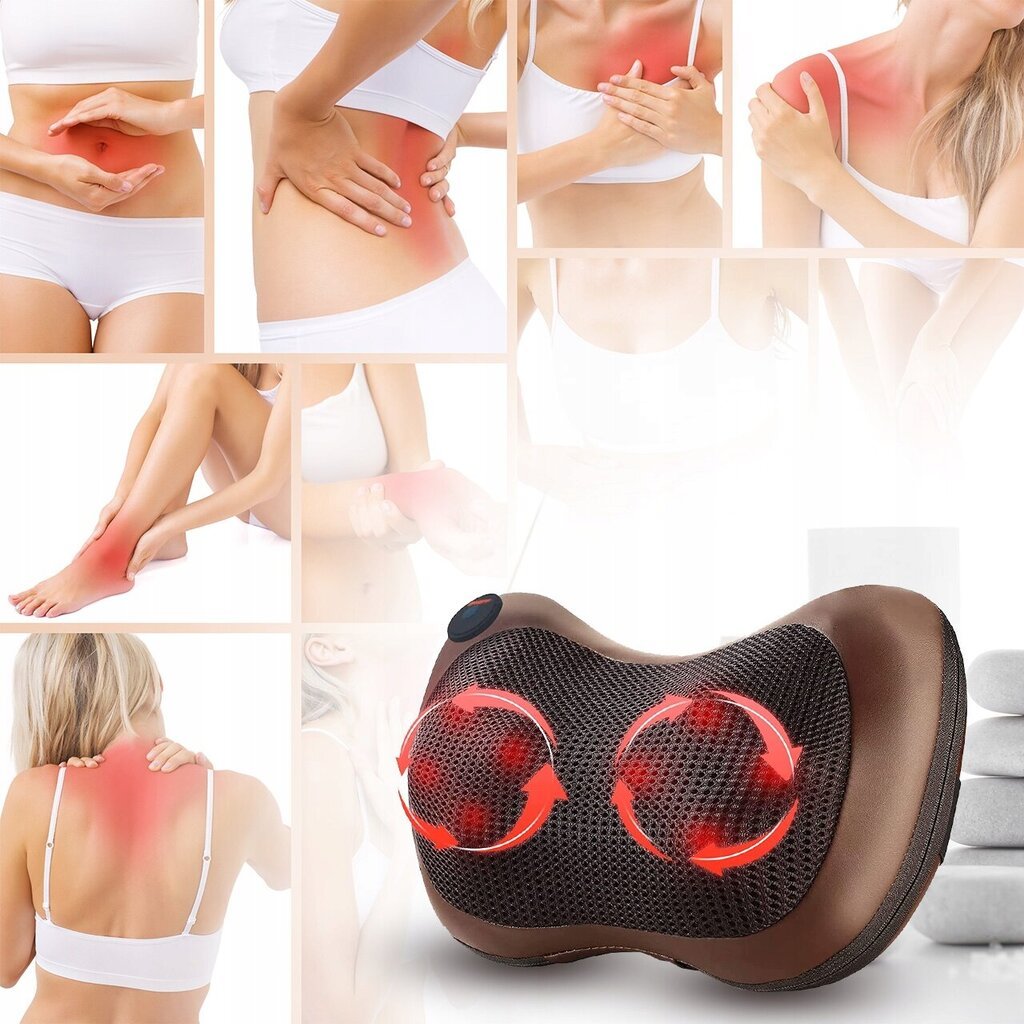 Masāžas spilvens, Shiatsu Massager ULTRAComfy 30W цена и информация | Masāžas ierīces | 220.lv