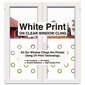 Dekoratīva balta matēta plēve logiem (DECO4) cena un informācija | Līmplēves | 220.lv