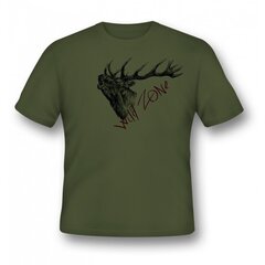 Мужская футболка с оленем Wildzone цена и информация | Мужские футболки | 220.lv