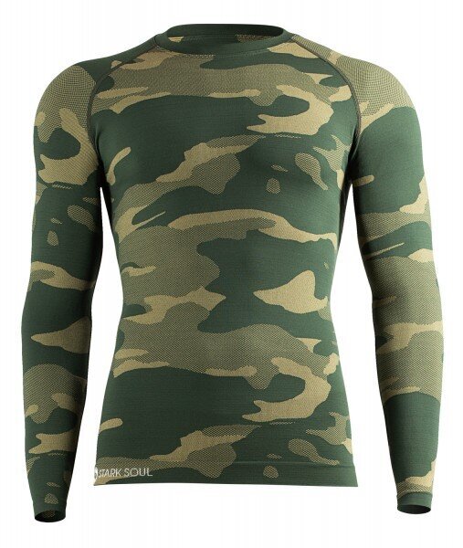 Funkcionāls vīriešu termo T-krekls ar garām piedurknēm Stark Soul 1025, zaļš цена и информация | Vīriešu termoveļa | 220.lv