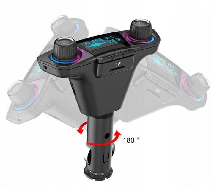 BT06 Automašīnas raidītājs, FM modulators, automašīnas brīvroku komplekts, MP3 cena un informācija | FM Modulatori | 220.lv