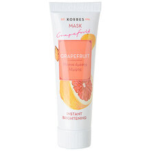 Korres Grapefruit sejas maska ādas mirdzumam, 18 ml цена и информация | Sejas maskas, acu maskas | 220.lv