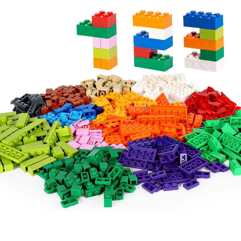 Lego tipa krāsainie celtniecības bloki (Building Blocks-Bricks) 500 gab.  cena | 220.lv