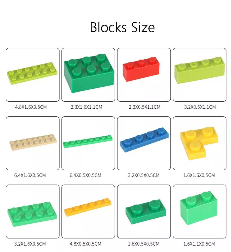 Lego tipa krāsainie celtniecības bloki (Building Blocks-Bricks) 500 gab. cena un informācija | Konstruktori | 220.lv