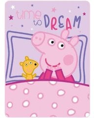 Плед для детей Peppa Pig, 100x140 см цена и информация | Покрывала, пледы | 220.lv