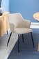 2-u ēdamistabas krēslu komplekts Ilsa, smilškrāsas cena un informācija | Virtuves un ēdamistabas krēsli | 220.lv