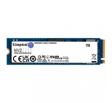 SSD|KINGSTON|NV2|1TB|M.2|PCIE|NVMe|Write speed 2100 MBytes/sec|Read speed 3500 MBytes/sec|2.2mm|TBW 320 TB|MTBF 1500000 hours|SNV2S/1000G цена и информация | Контроллеры | 220.lv