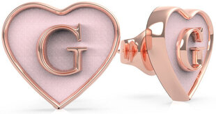 Стильные серьги-сердечки Guess Golden Hour UBE70255 цена и информация | Серьги | 220.lv