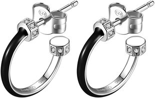 Серебряные круглые серьги с цирконами Story Rosato RZO005 цена и информация | Серьги | 220.lv