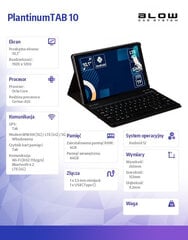 Портативный компьютер Tablet PlantinumTAB 10 4G V22; Etui  цена и информация | Планшеты | 220.lv