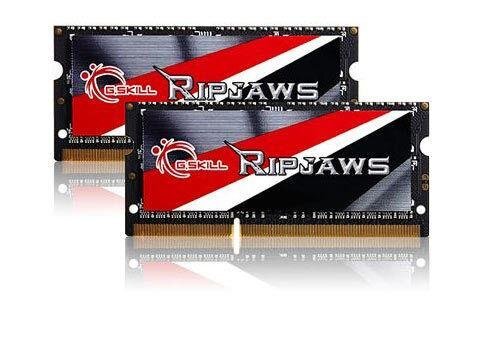 G.SKILL SODIMM Ultrabook DDR3 8GB (2x4GB) Ripjaws 1600MHz CL9 — 1,35 V zemspriegums cena un informācija | Operatīvā atmiņa (RAM) | 220.lv