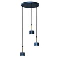 Piekaramā lampa ARENA BLUE/GOLD 3xGX53