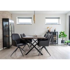 Обеденный стул Harbo, темно-серый цена и информация | Стулья для кухни и столовой | 220.lv
