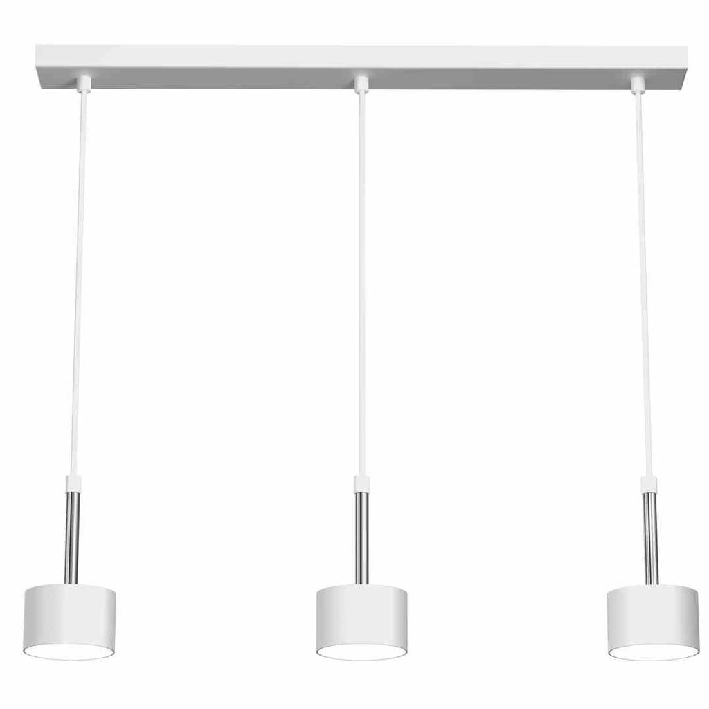 Piekaramā lampa ARENA WHITE/SILVER 3xGX53 cena un informācija | Lustras | 220.lv