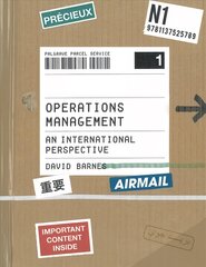 Operations Management: An International Perspective 1st ed. 2018 cena un informācija | Ekonomikas grāmatas | 220.lv