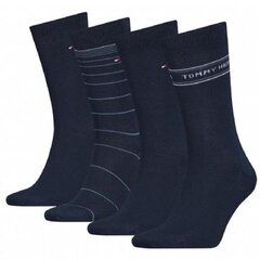 SOCKS TOMMY HILFIGER TH MEN SOCK 4P TIN GIFTBOX 701220146001 701220146001 цена и информация | Мужские носки | 220.lv