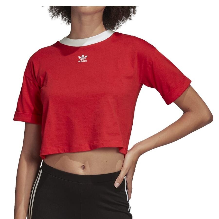 T-krekls adidas originals crop top fm3258 цена и информация | T-krekli sievietēm | 220.lv