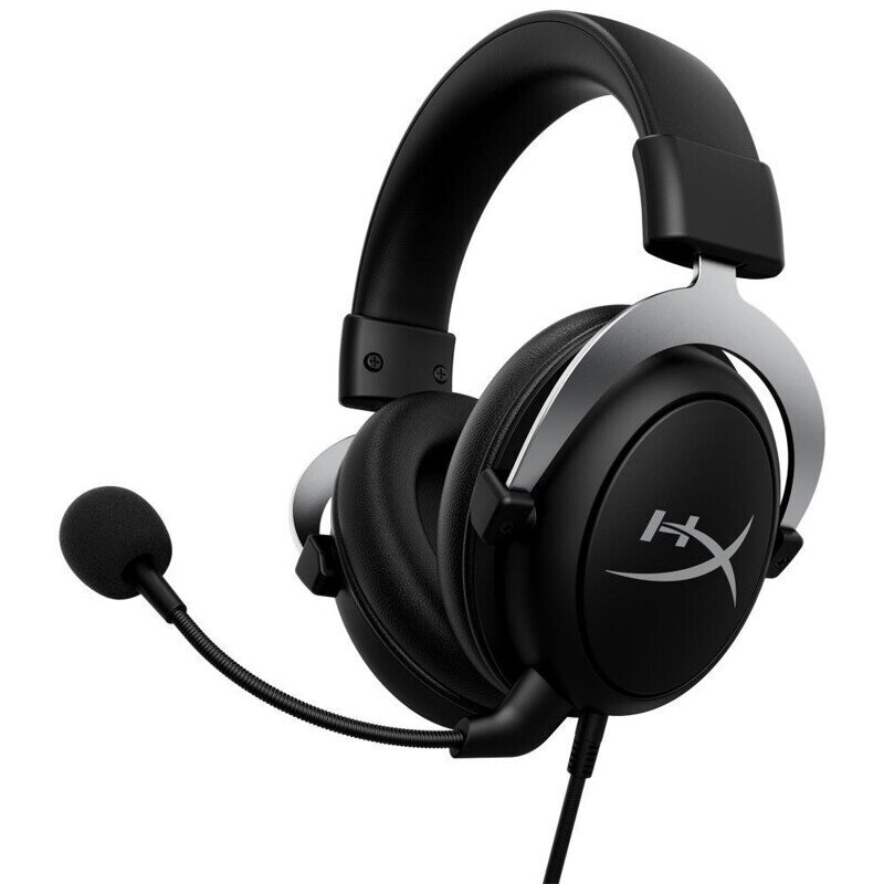 Austiņas HyperX CloudX Xbox HHSC2-CG-SL/G Black/Silver cena un informācija | Austiņas | 220.lv