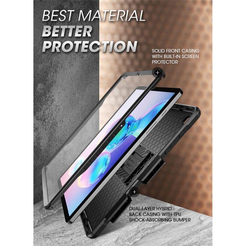 Maciņš Supcase UNICORN BEETLE PRO GALAXY TAB S6 LITE 10.4 P610 / P615, melns cena un informācija | Somas, maciņi | 220.lv