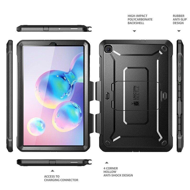 Maciņš Supcase UNICORN BEETLE PRO GALAXY TAB S6 LITE 10.4 P610 / P615, melns cena un informācija | Somas, maciņi | 220.lv