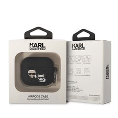 Karl Lagerfeld and Choupette Silicone Case для Airpods 3 Black цена и информация | Наушники | 220.lv