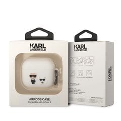 Karl Lagerfeld and Choupette Silicone Case for Airpods 3 White cena un informācija | Austiņas | 220.lv