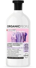 Экологический гель для стирки цветной одежды Organic People Magnolia & Sea salt, 1000 мл цена и информация | Средства для стирки | 220.lv