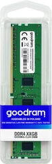 Goodram Green 16GB GR2666D464L19S/16G cena un informācija | Operatīvā atmiņa (RAM) | 220.lv