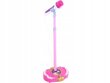 Karaoke mikrofons ar statīvu, apgaismots, MP3, augstums līdz 80 cm cena un informācija | Attīstošās rotaļlietas | 220.lv
