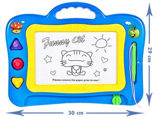 Магнитная доска для рисования с 3 печатями цена и информация | Развивающие игрушки | 220.lv