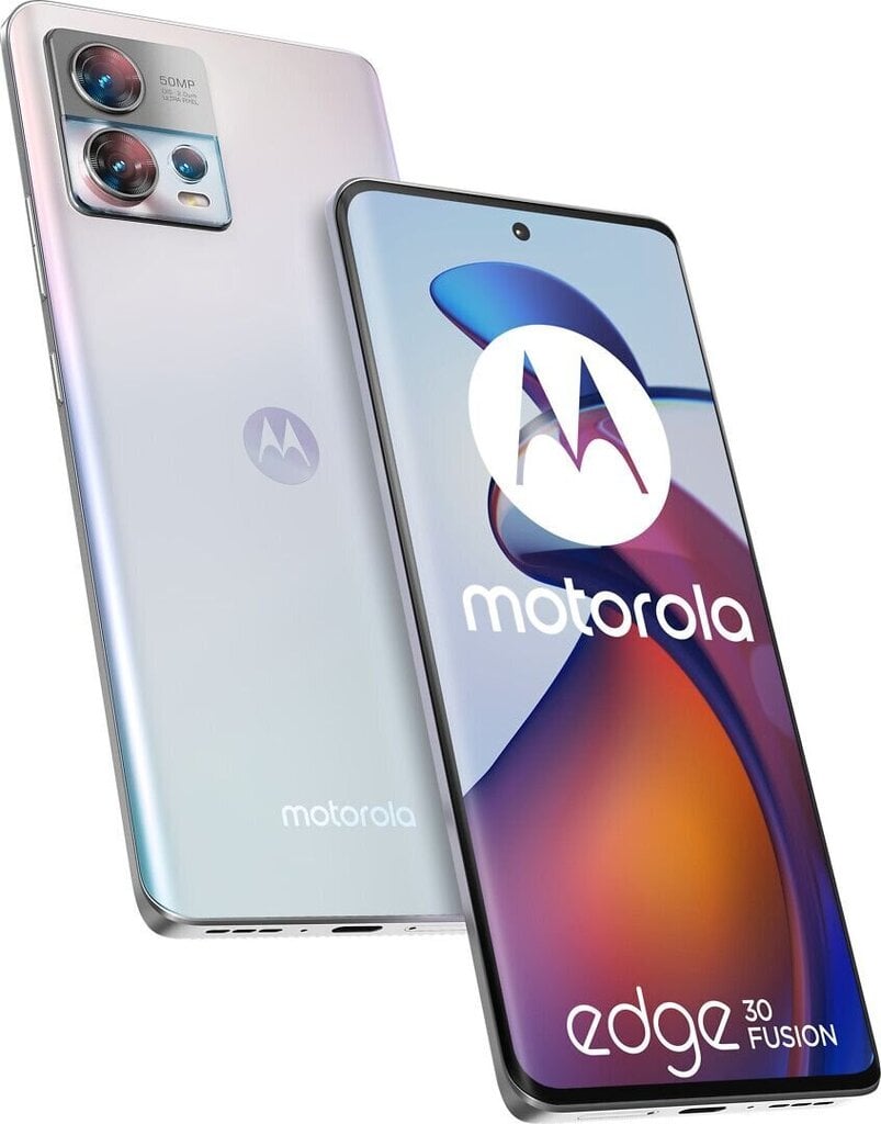 Motorola Edge 30 Fusion 8/128GB Opal White PAUN0031SE cena un informācija | Mobilie telefoni | 220.lv