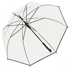 Sieviešu lietussargs ar garu nūju Hit Long Automatic caurspīdīgs Glocke 77354B 01 cena un informācija | Lietussargi sievietēm | 220.lv