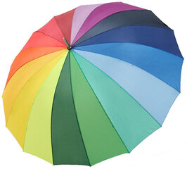 Sieviešu lietussargs ar nūju Hit Golf Rainbow 71530R cena un informācija | Lietussargi sievietēm | 220.lv
