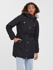 Vero Moda sieviešu parka 120g. 10267006*02, melns 5715309017332 cena un informācija | Sieviešu virsjakas | 220.lv