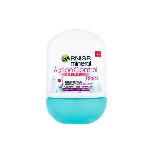 Minerāls dezodorants uzrullējams Mineral Action Control, 50 ml цена и информация | Dezodoranti | 220.lv