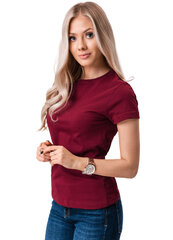 Женская футболка Эдоти SLR001, бордовая цена и информация | Женские футболки | 220.lv