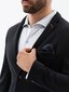 Eleganta vīriešu jaka Ombre M80 melna cena un informācija | Vīriešu žaketes | 220.lv