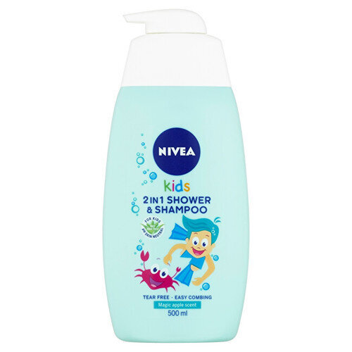 Zīdaiņu dušas želeja un šampūns 2 vienā ar ābolu smaržu (2 in Shower & Shampoo), 500 ml цена и информация | Bērnu kosmētika, līdzekļi jaunajām māmiņām | 220.lv