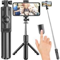 Selfie Stick statīvs ar tālvadības pulti Bluetooth 3 vienā (Selfie Stick) цена и информация | Моноподы для селфи («Selfie sticks») | 220.lv