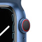 Apple Watch Series 7 GPS + Cellular, 41mm Blue Aluminium Case with Abyss Blue Sport Band - Regular цена и информация | Viedpulksteņi (smartwatch) | 220.lv