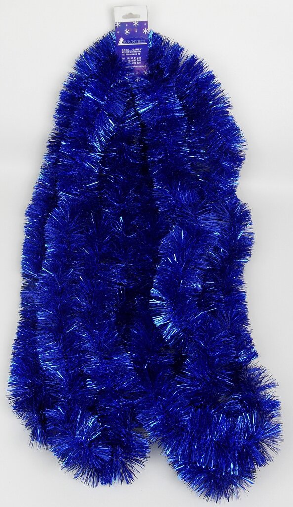 Ziemassvētku lietus 6m/70mm BLUE 754 cena un informācija | Ziemassvētku dekorācijas | 220.lv