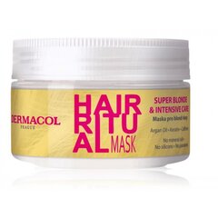 Hair Ritual matu maska (Super Blonde & Intensive Care Mask), 200 ml цена и информация | Распылите крем-спрей на волосы на расстоянии 20-25 см, расчешите их расческой. | 220.lv