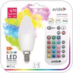 LED lampa ar tālvadības pulti, Avide Smart 4.9W RGB+W E14 цена и информация | Лампочки | 220.lv