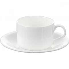 Olivia tase, 160 ml, ar apakštasi, 2 gab., porcelāns cena un informācija | Glāzes, krūzes, karafes | 220.lv