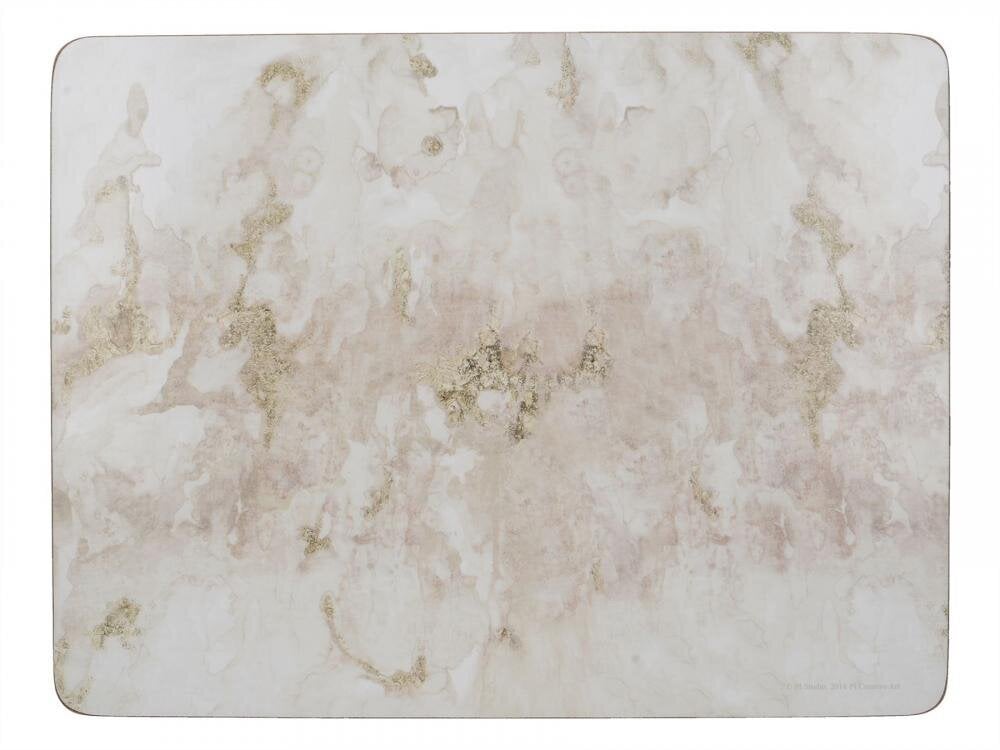 Grey Marble galda paliktņi, 6 gab., 30x22,8x0,5 cm cena un informācija | Galdauti, salvetes | 220.lv