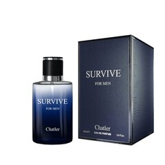 Парфюмированная вода Chatler Survive EDP для мужчин, 100 мл цена и информация | Мужские духи | 220.lv